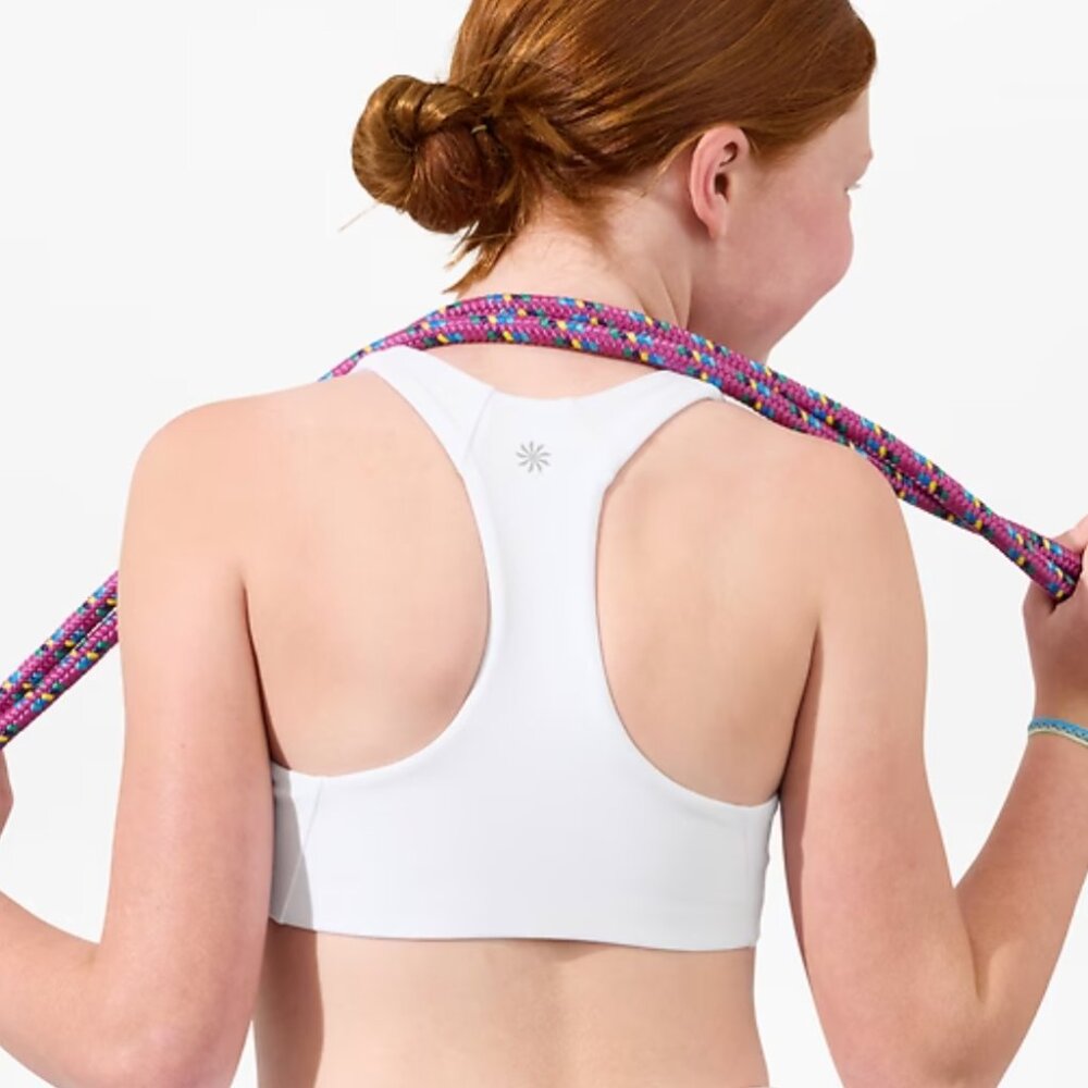 Athleta Girl Cloud Racerback Bra - White (small stain0
